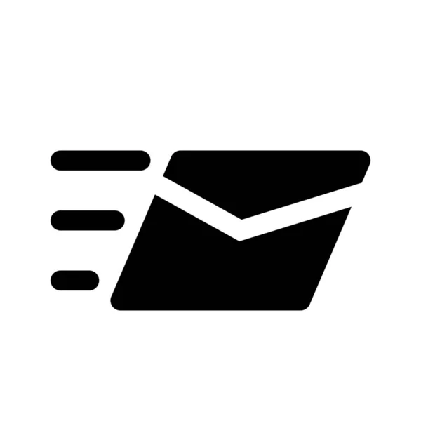 Ícone de correio expresso — Vetor de Stock