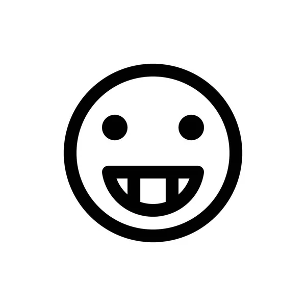 Icono web emoticonos — Vector de stock