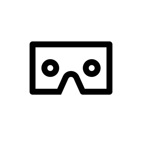 Vr occhiali icona web — Vettoriale Stock