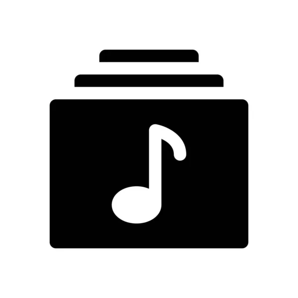 Ikone der Musiksammlung — Stockvektor