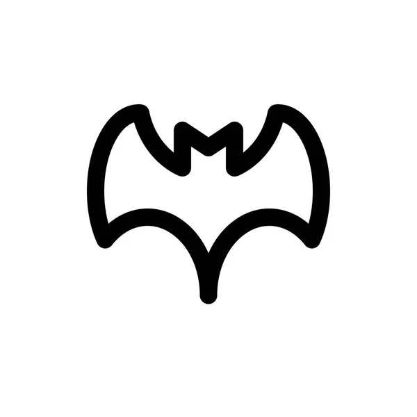 Ícone web do morcego —  Vetores de Stock