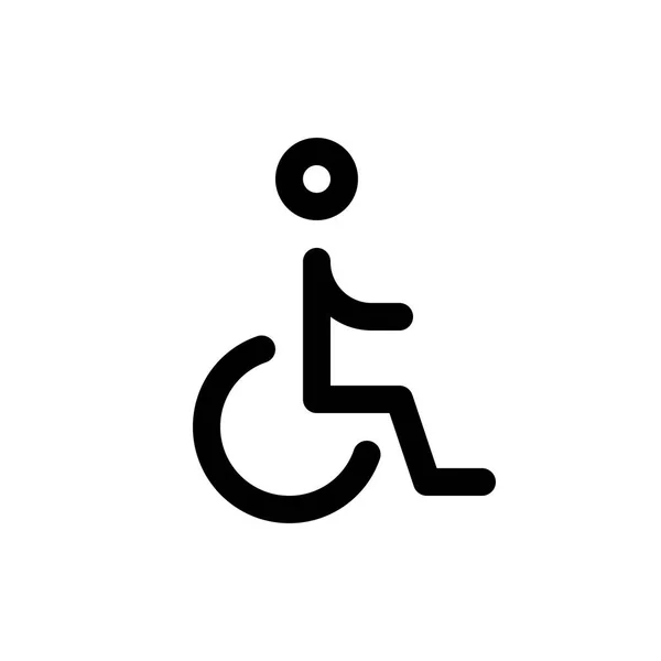 Disability web icon — Stock Vector