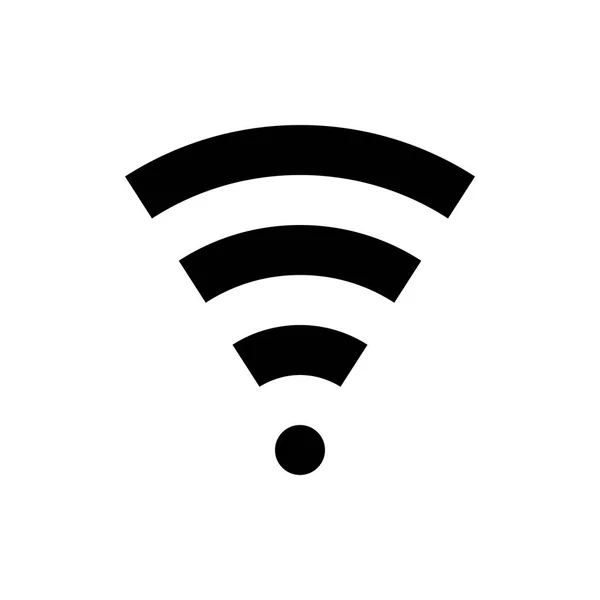 Полный значок сигнала Wi-Fi — стоковый вектор