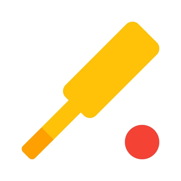 Kriket web logosu — Stok Vektör