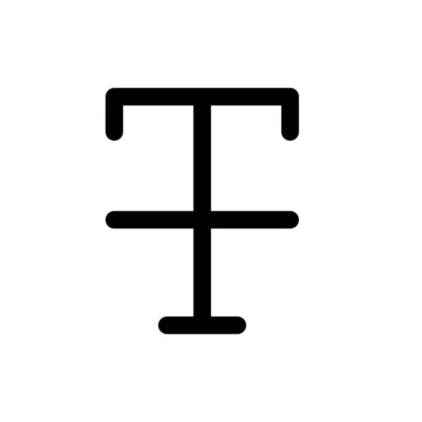 Einfaches Symbol anschlagen — Stockvektor