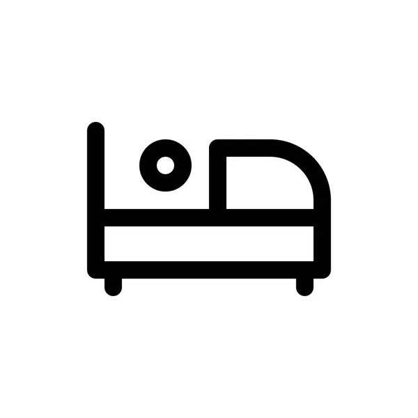 Иконка Интернет кровати — стоковый вектор