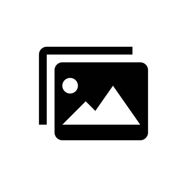 Foto's web pictogram — Stockvector