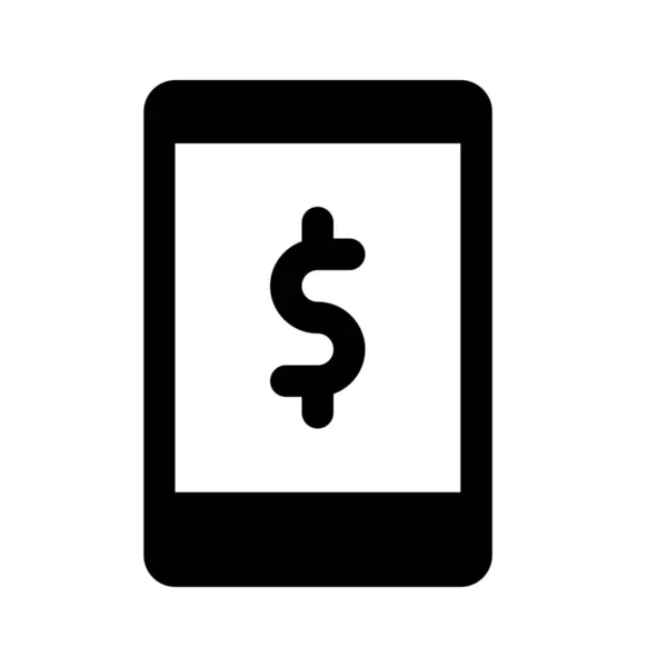Mobil tranzakciók ikon — Stock Vector