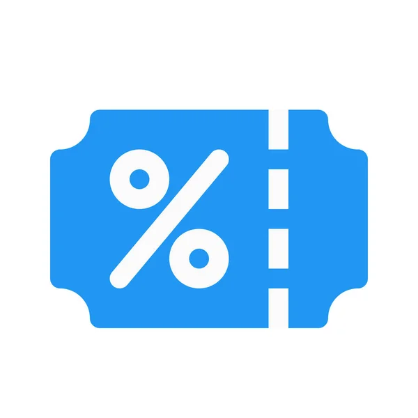 Rabatt web icon — Stock vektor