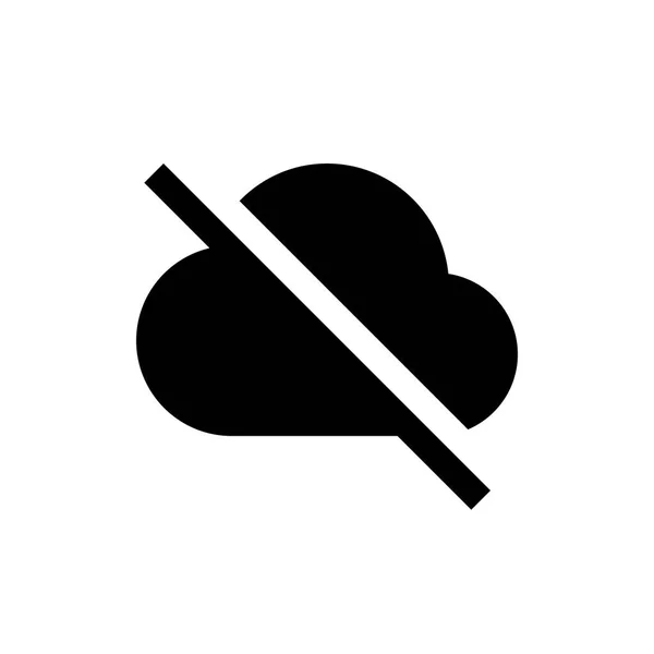 Icono de almacenamiento en la nube — Vector de stock