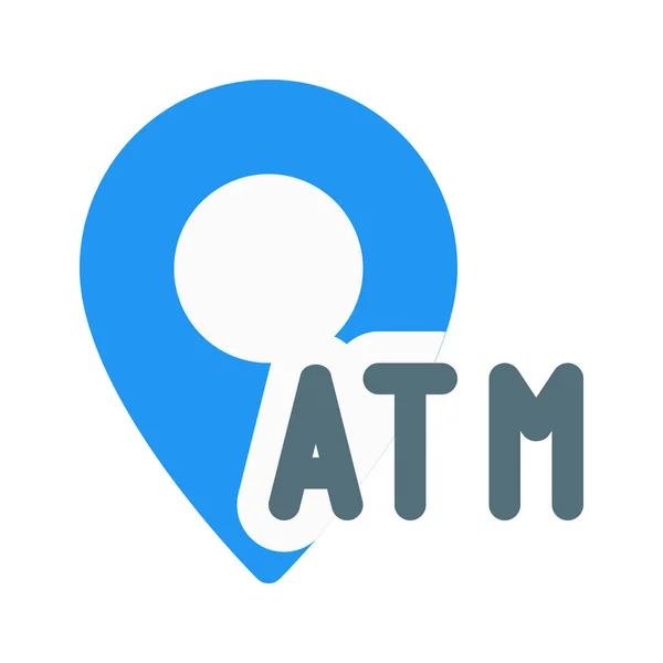 Atm location icon — Stock Vector