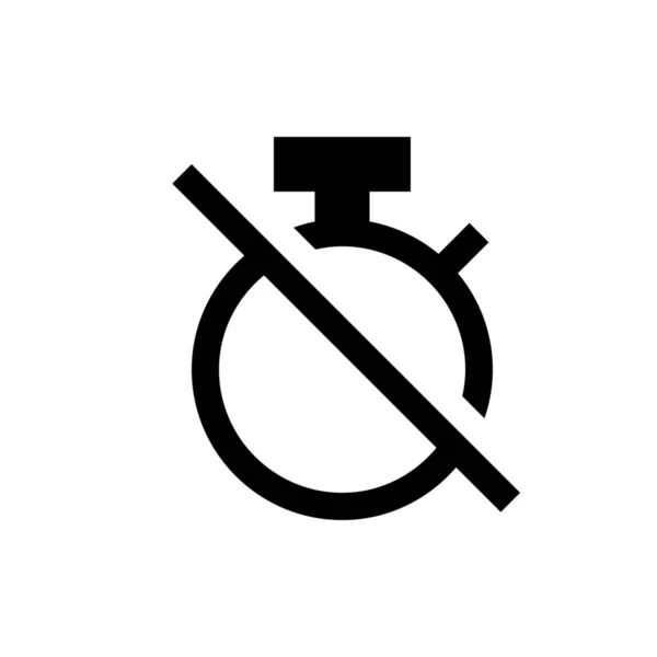Stoppuret av enkel ikon — Stock vektor