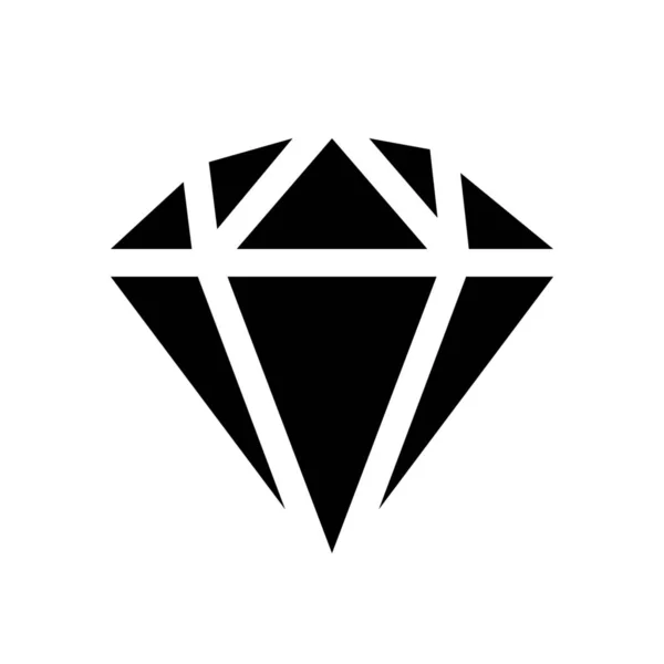 Diamond proste ikona — Wektor stockowy