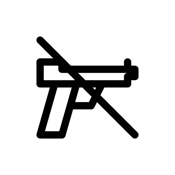 Ikon web Gun - Stok Vektor
