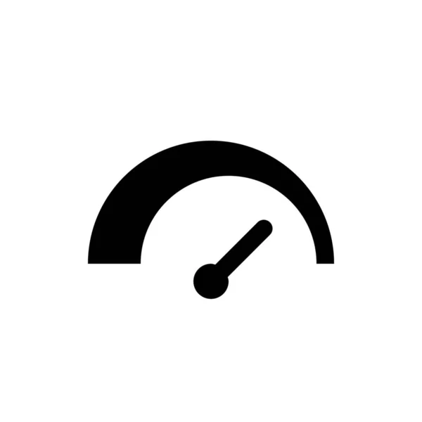 Ταχύμετρο απλό εικονίδιο — Διανυσματικό Αρχείο