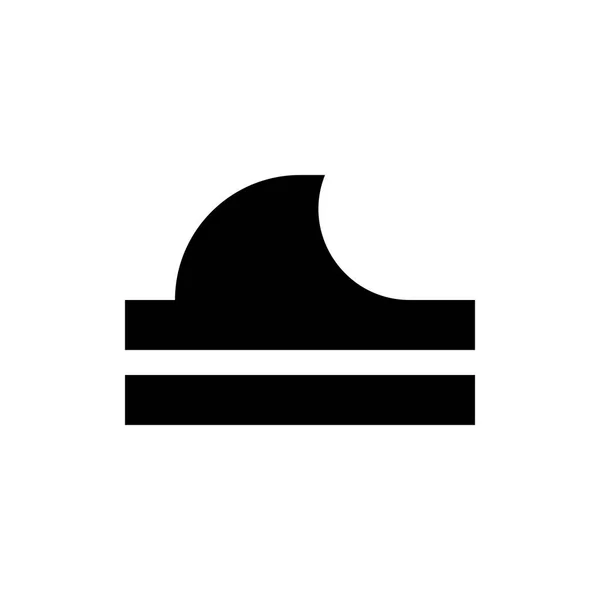 Meereswellen-Symbol — Stockvektor