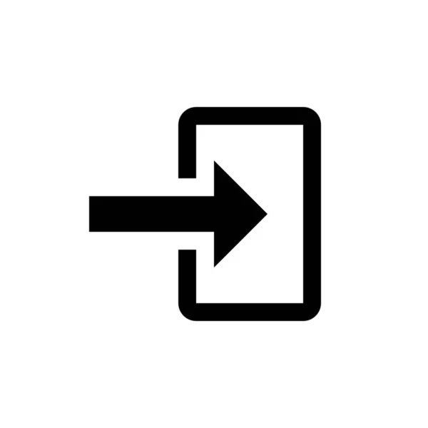 Déconnexion icône — Image vectorielle