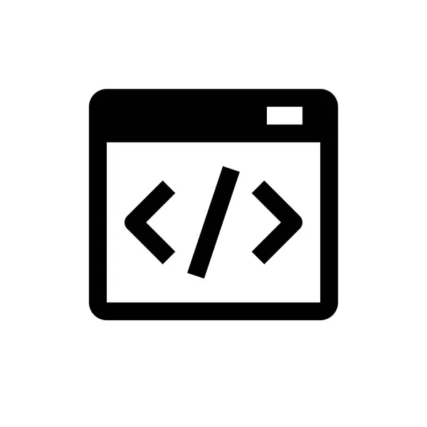 Web-Code-Symbol — Stockvektor