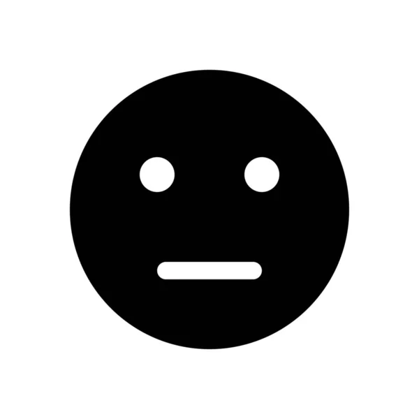 Ikony emoji neutralne — Wektor stockowy