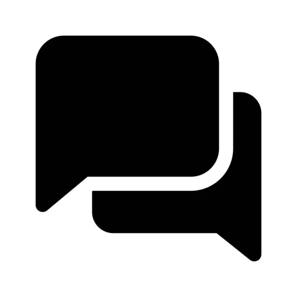 Icono web de chat — Vector de stock