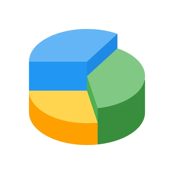 Круговая диаграмма — стоковый вектор