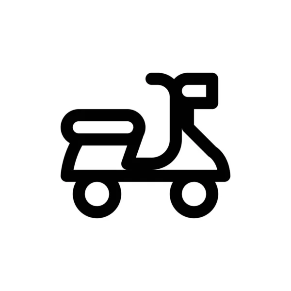 Motor scooter icon — Stock Vector