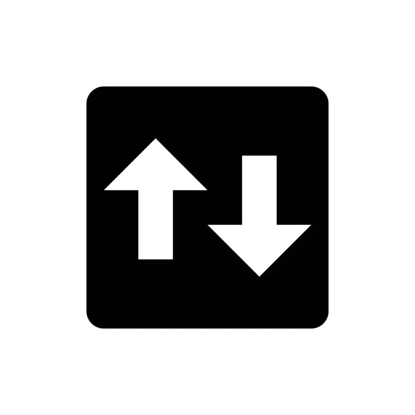 Up down arrows icon — Stock Vector