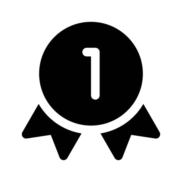 Gold badge icon — Stock Vector
