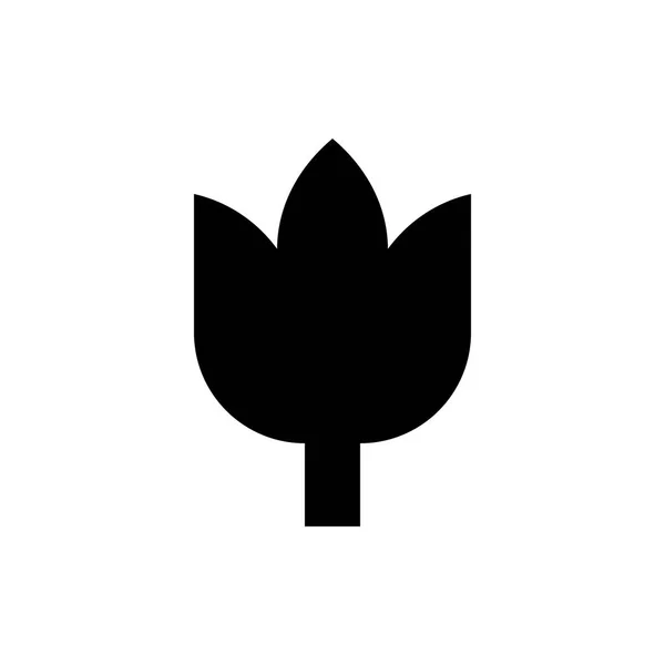 Tulip bloem web pictogram — Stockvector