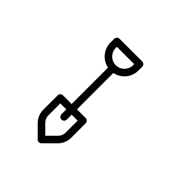 Jednoduché ikony lopatu — Stockový vektor