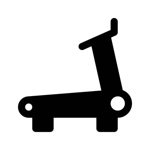 Treadmill icono web — Vector de stock