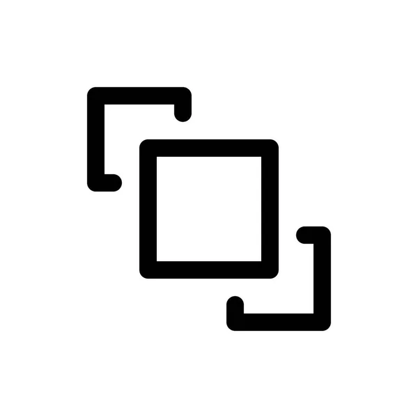 Квадраты веб-логотип — стоковый вектор