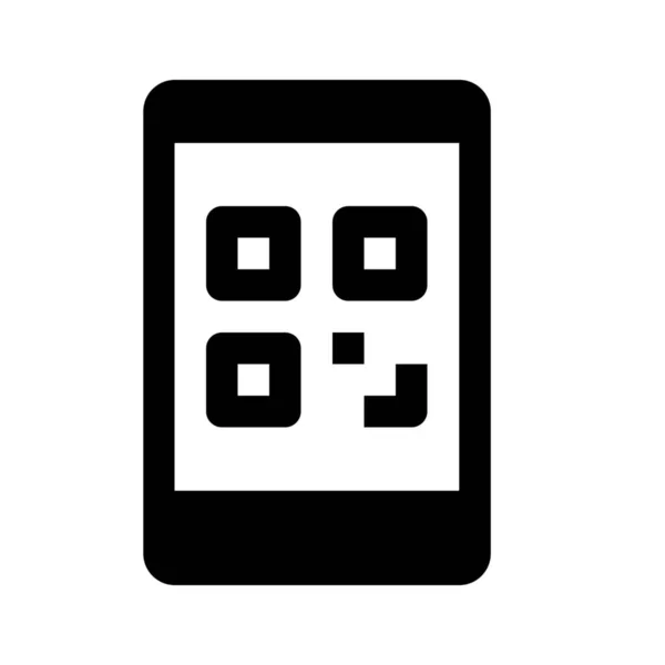 QR код значок — стоковий вектор