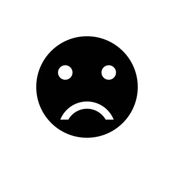 Sad smiley icon — Stock Vector