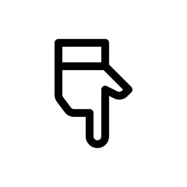 Pictograma gestului de mână — Vector de stoc