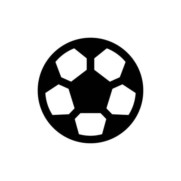 Voetbal pictogram — Stockvector