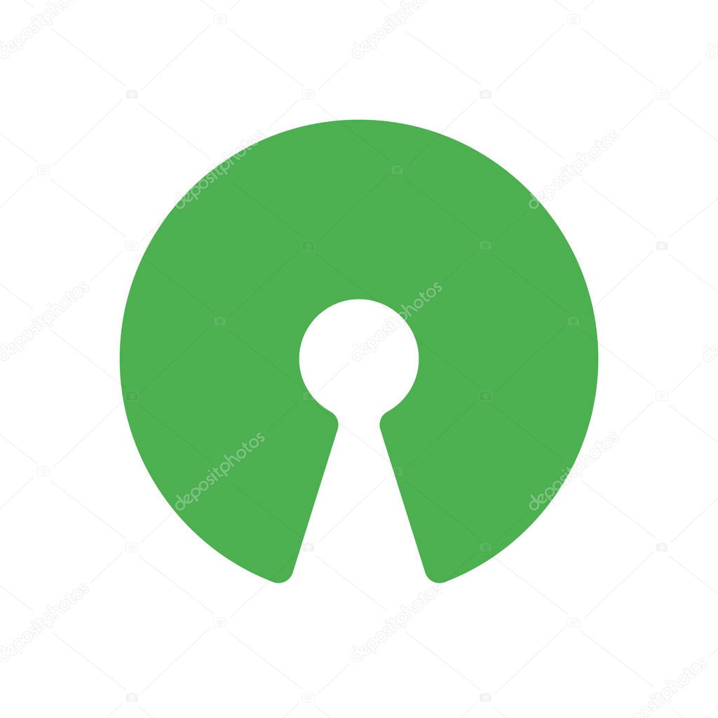 Open source icon, logo, vector illustration