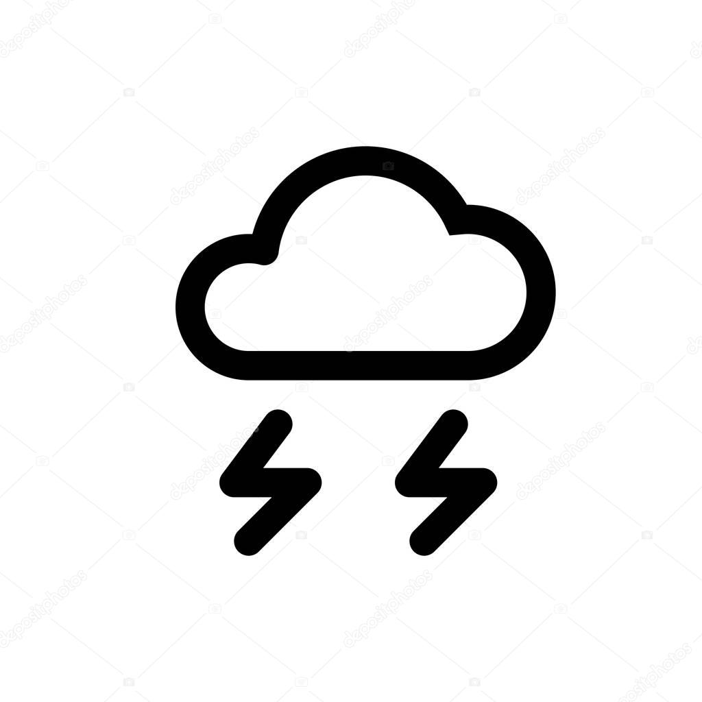 thunderstorm web icon
