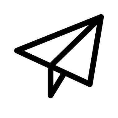 kağıt düzlem simgesi