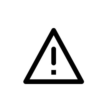 uyarı işareti simgesi