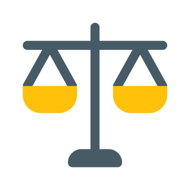 Adalet ölçekler simgesi