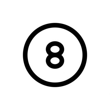 Bilardo topu simgesini