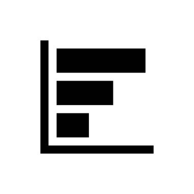 dikey çubuk grafik kaybı simgesi