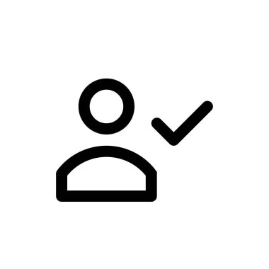 Kullanıcı onay web simgesi