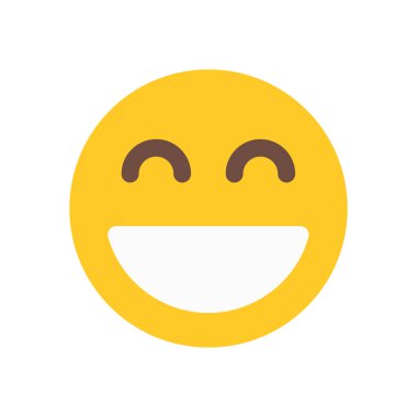 mutlu gülen yüz simgesi