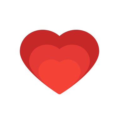 Sevgililer günü kalp simgesi