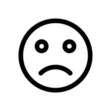 üzgün smiley simgesi