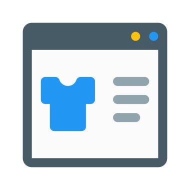 çevrimiçi alışveriş simgesi