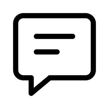 metin mesajlaşma basit simgesi