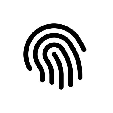Parmak izi tarama simgesi